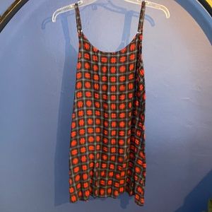 Plaid Cami Bodycon Mini Dress